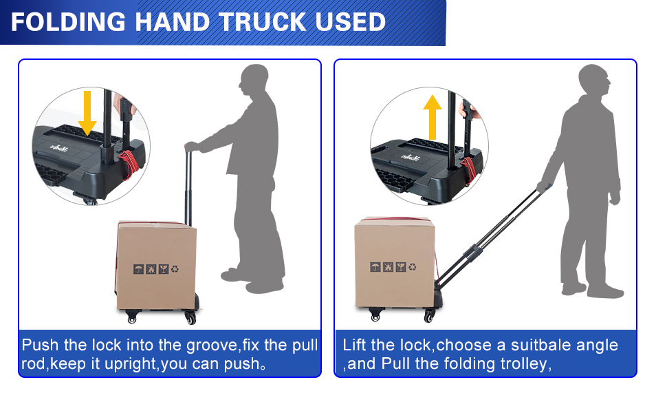 Heavy Duty Luggage Cart Folding Hand Truck Factory